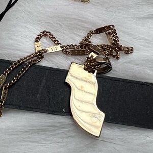 Jenny Bird Gold Pendant Letter S Initial Necklace